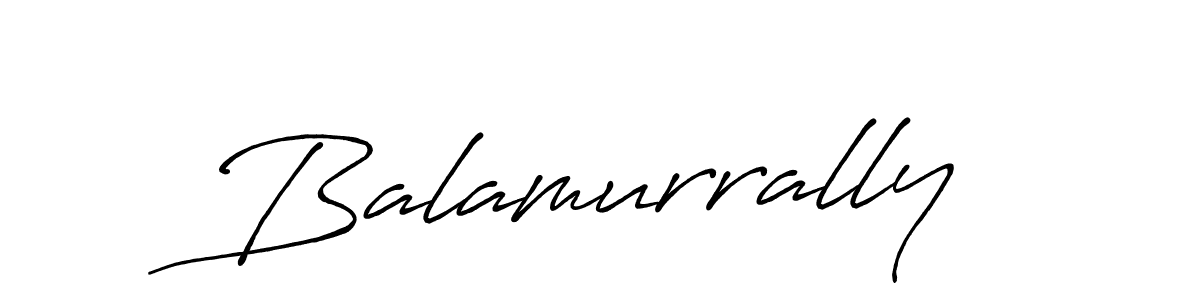 Balamurrally stylish signature style. Best Handwritten Sign (Antro_Vectra_Bolder) for my name. Handwritten Signature Collection Ideas for my name Balamurrally. Balamurrally signature style 7 images and pictures png