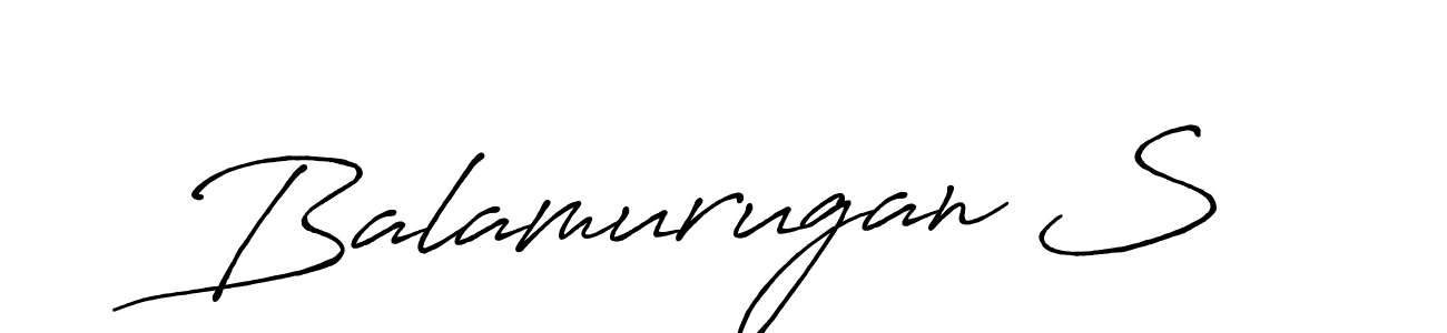 You should practise on your own different ways (Antro_Vectra_Bolder) to write your name (Balamurugan S) in signature. don't let someone else do it for you. Balamurugan S signature style 7 images and pictures png