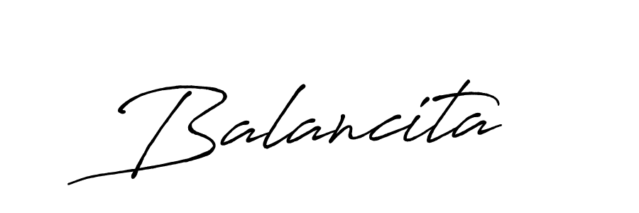 Make a beautiful signature design for name Balancita. With this signature (Antro_Vectra_Bolder) style, you can create a handwritten signature for free. Balancita signature style 7 images and pictures png