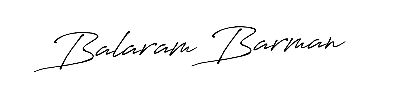 Create a beautiful signature design for name Balaram Barman. With this signature (Antro_Vectra_Bolder) fonts, you can make a handwritten signature for free. Balaram Barman signature style 7 images and pictures png