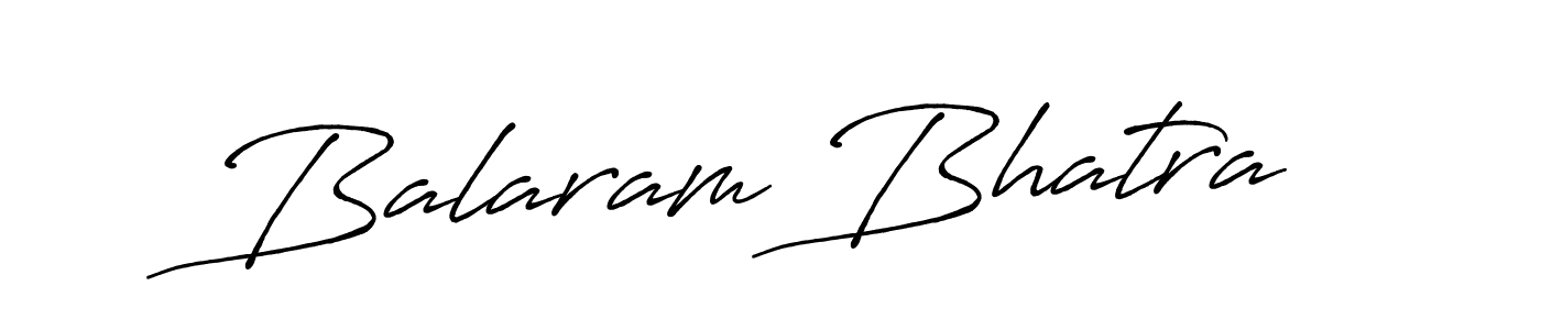 Make a beautiful signature design for name Balaram Bhatra. With this signature (Antro_Vectra_Bolder) style, you can create a handwritten signature for free. Balaram Bhatra signature style 7 images and pictures png