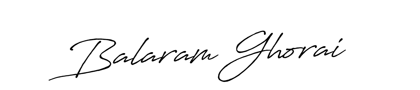 Create a beautiful signature design for name Balaram Ghorai. With this signature (Antro_Vectra_Bolder) fonts, you can make a handwritten signature for free. Balaram Ghorai signature style 7 images and pictures png