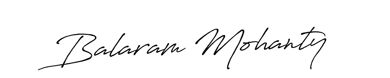 How to make Balaram Mohanty signature? Antro_Vectra_Bolder is a professional autograph style. Create handwritten signature for Balaram Mohanty name. Balaram Mohanty signature style 7 images and pictures png