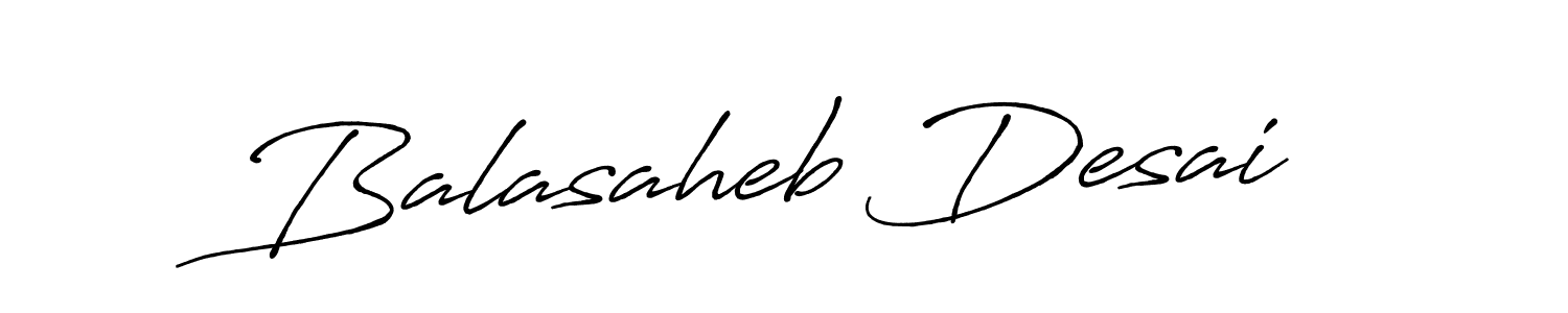 Use a signature maker to create a handwritten signature online. With this signature software, you can design (Antro_Vectra_Bolder) your own signature for name Balasaheb Desai. Balasaheb Desai signature style 7 images and pictures png