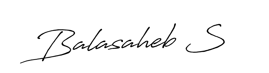 The best way (Antro_Vectra_Bolder) to make a short signature is to pick only two or three words in your name. The name Balasaheb S include a total of six letters. For converting this name. Balasaheb S signature style 7 images and pictures png