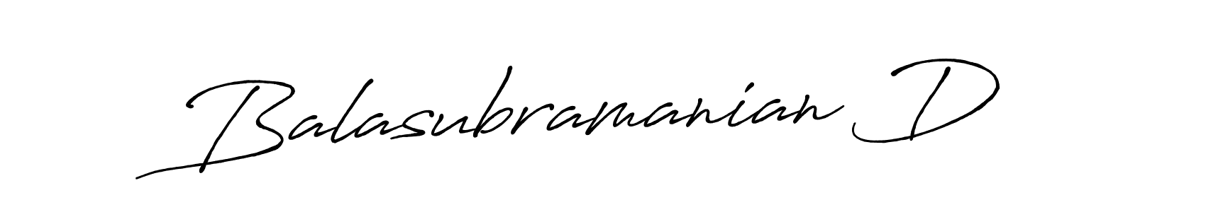 Balasubramanian D stylish signature style. Best Handwritten Sign (Antro_Vectra_Bolder) for my name. Handwritten Signature Collection Ideas for my name Balasubramanian D. Balasubramanian D signature style 7 images and pictures png