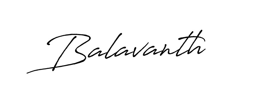 Use a signature maker to create a handwritten signature online. With this signature software, you can design (Antro_Vectra_Bolder) your own signature for name Balavanth. Balavanth signature style 7 images and pictures png
