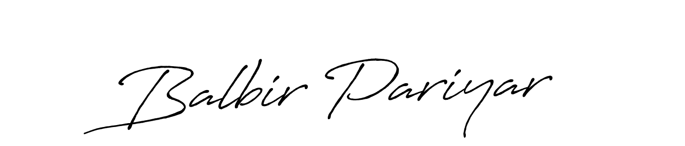 Similarly Antro_Vectra_Bolder is the best handwritten signature design. Signature creator online .You can use it as an online autograph creator for name Balbir Pariyar. Balbir Pariyar signature style 7 images and pictures png