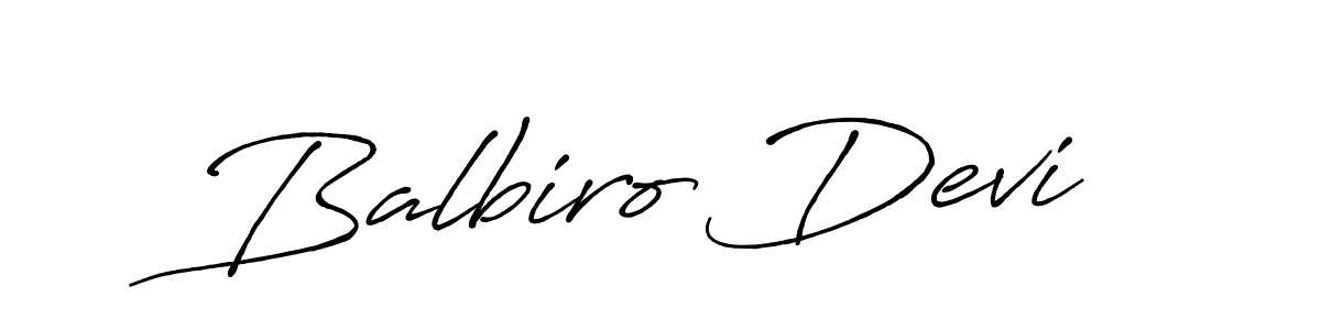 Also we have Balbiro Devi name is the best signature style. Create professional handwritten signature collection using Antro_Vectra_Bolder autograph style. Balbiro Devi signature style 7 images and pictures png