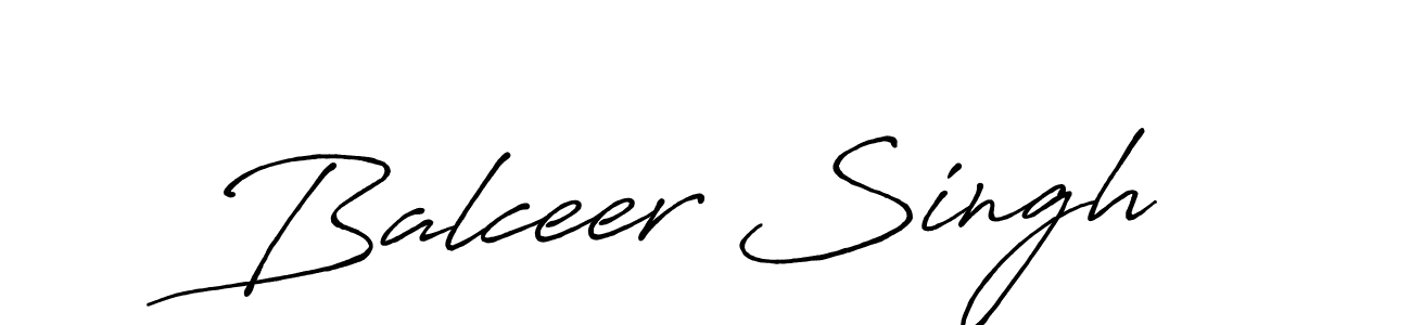 Design your own signature with our free online signature maker. With this signature software, you can create a handwritten (Antro_Vectra_Bolder) signature for name Balceer Singh. Balceer Singh signature style 7 images and pictures png