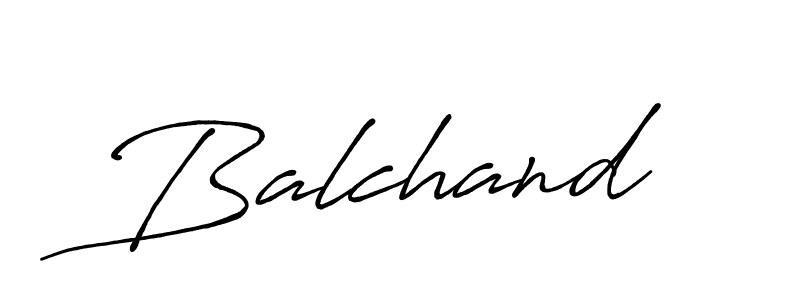 How to make Balchand signature? Antro_Vectra_Bolder is a professional autograph style. Create handwritten signature for Balchand name. Balchand signature style 7 images and pictures png