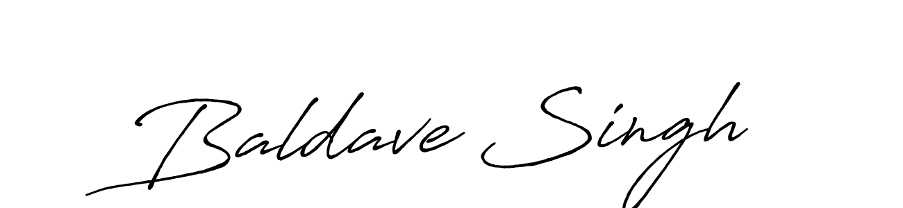 Use a signature maker to create a handwritten signature online. With this signature software, you can design (Antro_Vectra_Bolder) your own signature for name Baldave Singh. Baldave Singh signature style 7 images and pictures png