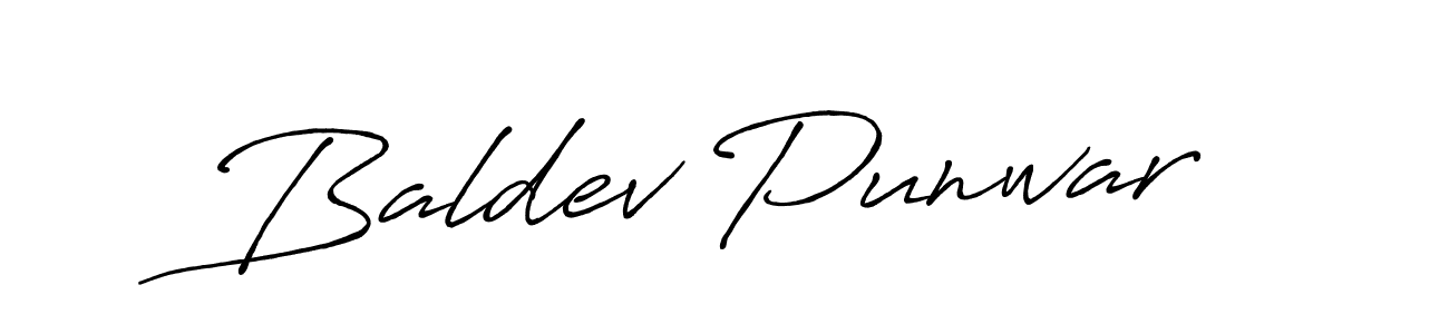 Make a short Baldev Punwar signature style. Manage your documents anywhere anytime using Antro_Vectra_Bolder. Create and add eSignatures, submit forms, share and send files easily. Baldev Punwar signature style 7 images and pictures png