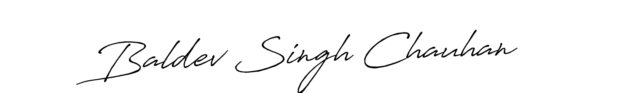 Antro_Vectra_Bolder is a professional signature style that is perfect for those who want to add a touch of class to their signature. It is also a great choice for those who want to make their signature more unique. Get Baldev Singh Chauhan name to fancy signature for free. Baldev Singh Chauhan signature style 7 images and pictures png