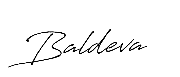 Baldeva stylish signature style. Best Handwritten Sign (Antro_Vectra_Bolder) for my name. Handwritten Signature Collection Ideas for my name Baldeva. Baldeva signature style 7 images and pictures png