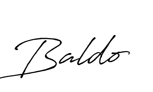 Use a signature maker to create a handwritten signature online. With this signature software, you can design (Antro_Vectra_Bolder) your own signature for name Baldo. Baldo signature style 7 images and pictures png