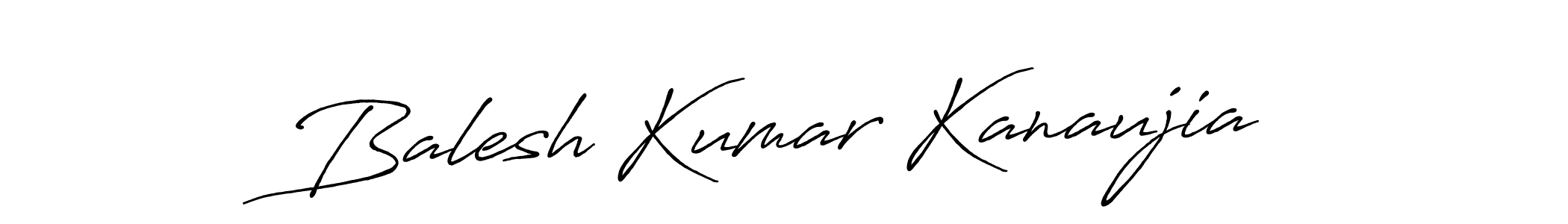 Antro_Vectra_Bolder is a professional signature style that is perfect for those who want to add a touch of class to their signature. It is also a great choice for those who want to make their signature more unique. Get Balesh Kumar Kanaujia name to fancy signature for free. Balesh Kumar Kanaujia signature style 7 images and pictures png