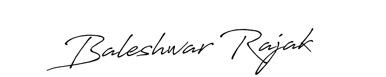 Baleshwar Rajak stylish signature style. Best Handwritten Sign (Antro_Vectra_Bolder) for my name. Handwritten Signature Collection Ideas for my name Baleshwar Rajak. Baleshwar Rajak signature style 7 images and pictures png