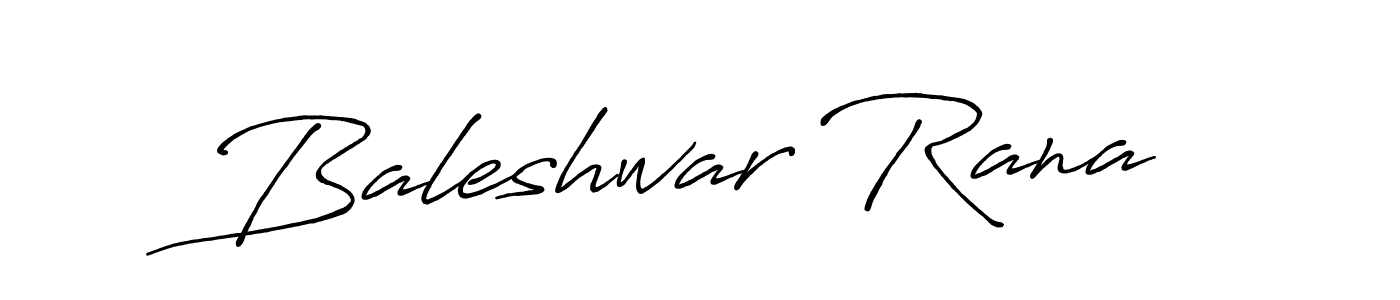 The best way (Antro_Vectra_Bolder) to make a short signature is to pick only two or three words in your name. The name Baleshwar Rana include a total of six letters. For converting this name. Baleshwar Rana signature style 7 images and pictures png