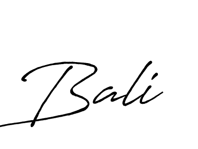 Make a beautiful signature design for name Bali. With this signature (Antro_Vectra_Bolder) style, you can create a handwritten signature for free. Bali signature style 7 images and pictures png