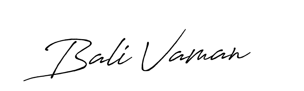 It looks lik you need a new signature style for name Bali Vaman. Design unique handwritten (Antro_Vectra_Bolder) signature with our free signature maker in just a few clicks. Bali Vaman signature style 7 images and pictures png