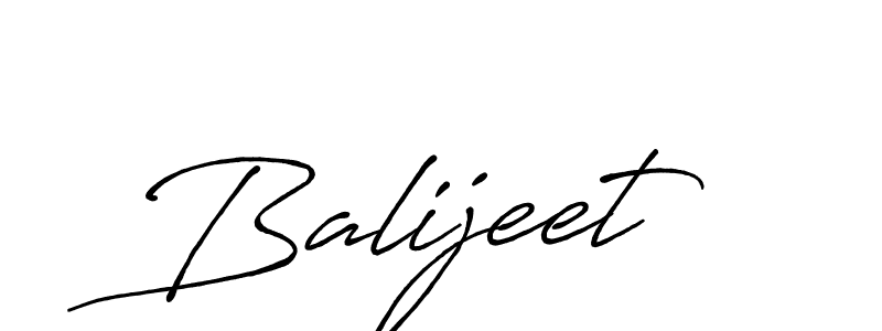 Make a beautiful signature design for name Balijeet. With this signature (Antro_Vectra_Bolder) style, you can create a handwritten signature for free. Balijeet signature style 7 images and pictures png