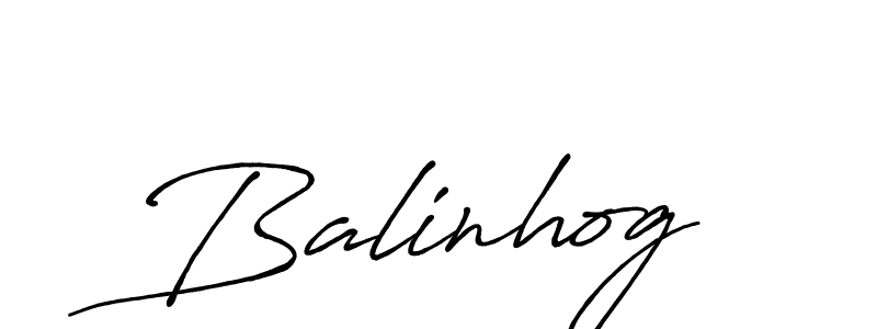 Create a beautiful signature design for name Balinhog. With this signature (Antro_Vectra_Bolder) fonts, you can make a handwritten signature for free. Balinhog signature style 7 images and pictures png