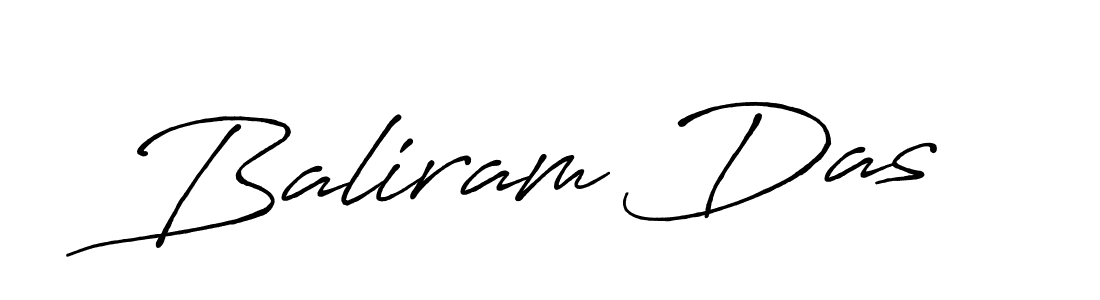 Create a beautiful signature design for name Baliram Das. With this signature (Antro_Vectra_Bolder) fonts, you can make a handwritten signature for free. Baliram Das signature style 7 images and pictures png