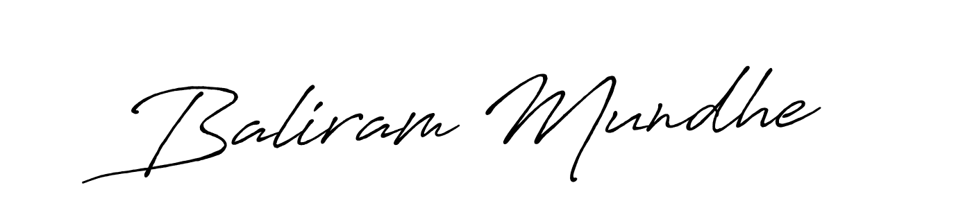 Make a short Baliram Mundhe signature style. Manage your documents anywhere anytime using Antro_Vectra_Bolder. Create and add eSignatures, submit forms, share and send files easily. Baliram Mundhe signature style 7 images and pictures png