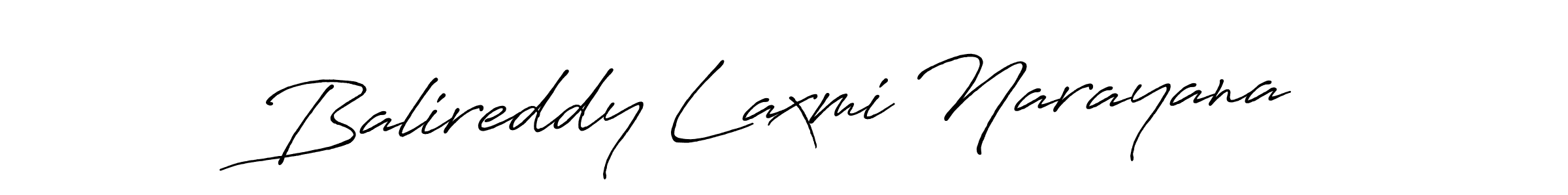 How to make Balireddy Laxmi Narayana name signature. Use Antro_Vectra_Bolder style for creating short signs online. This is the latest handwritten sign. Balireddy Laxmi Narayana signature style 7 images and pictures png