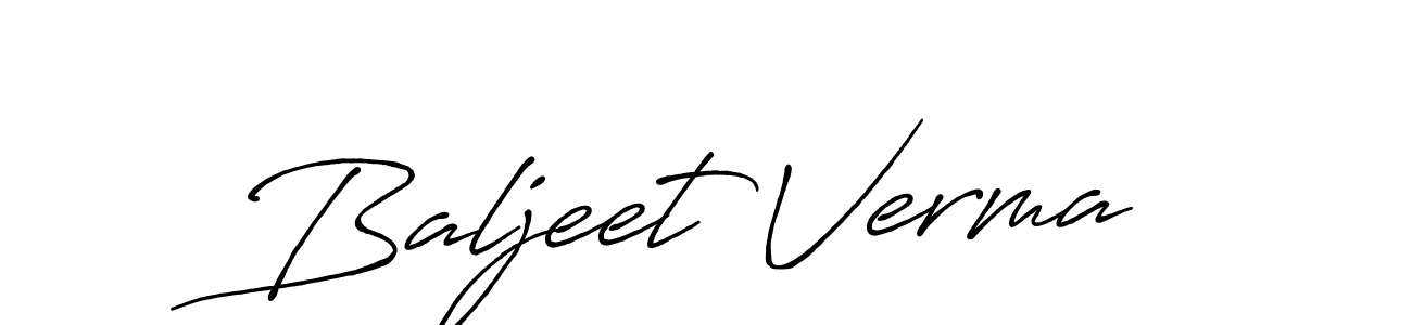 It looks lik you need a new signature style for name Baljeet Verma. Design unique handwritten (Antro_Vectra_Bolder) signature with our free signature maker in just a few clicks. Baljeet Verma signature style 7 images and pictures png