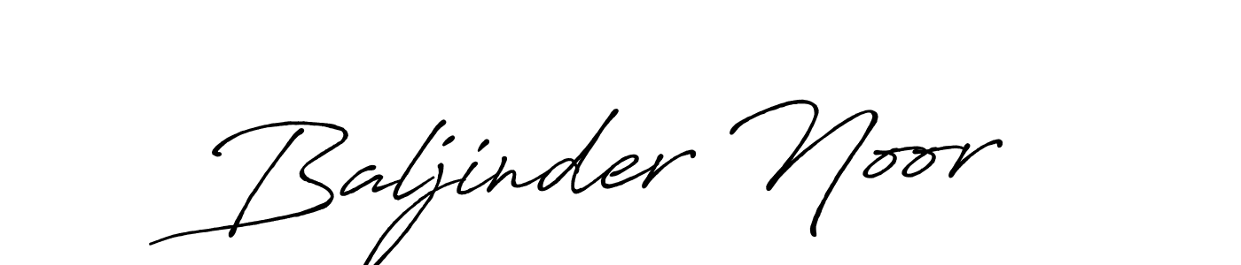 The best way (Antro_Vectra_Bolder) to make a short signature is to pick only two or three words in your name. The name Baljinder Noor include a total of six letters. For converting this name. Baljinder Noor signature style 7 images and pictures png
