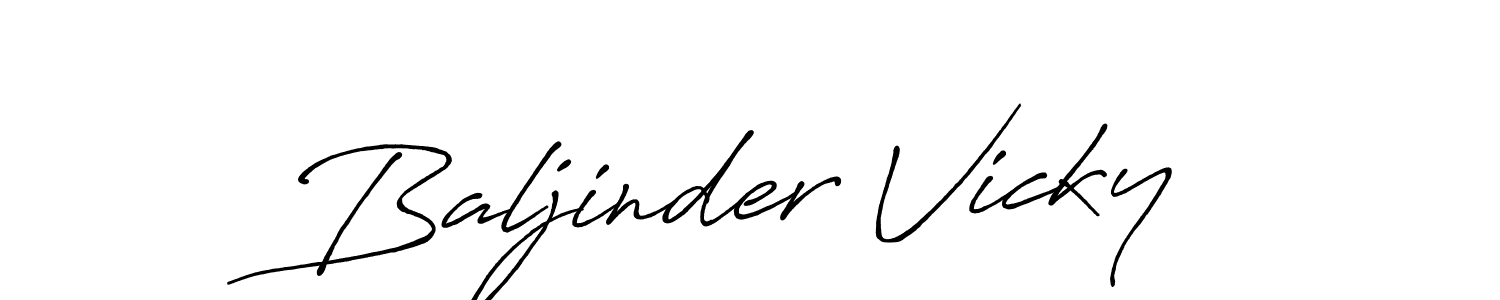 Best and Professional Signature Style for Baljinder Vicky. Antro_Vectra_Bolder Best Signature Style Collection. Baljinder Vicky signature style 7 images and pictures png
