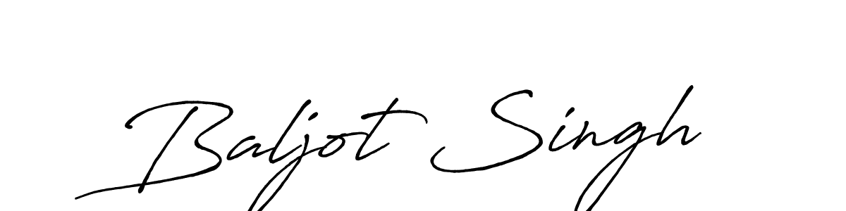 How to make Baljot Singh name signature. Use Antro_Vectra_Bolder style for creating short signs online. This is the latest handwritten sign. Baljot Singh signature style 7 images and pictures png
