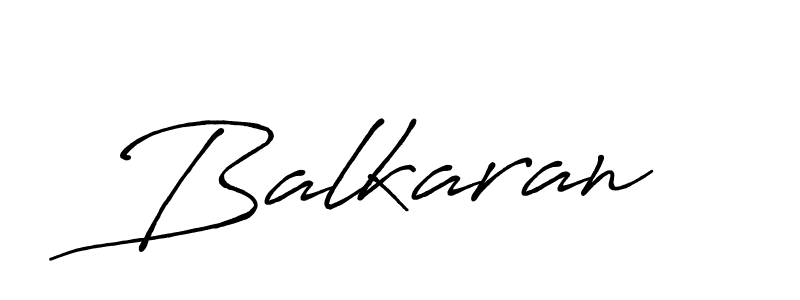 Make a beautiful signature design for name Balkaran. With this signature (Antro_Vectra_Bolder) style, you can create a handwritten signature for free. Balkaran signature style 7 images and pictures png