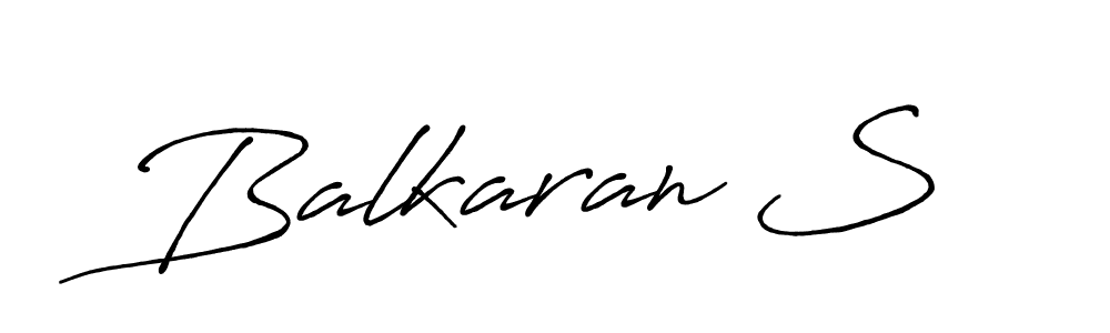 You should practise on your own different ways (Antro_Vectra_Bolder) to write your name (Balkaran S) in signature. don't let someone else do it for you. Balkaran S signature style 7 images and pictures png