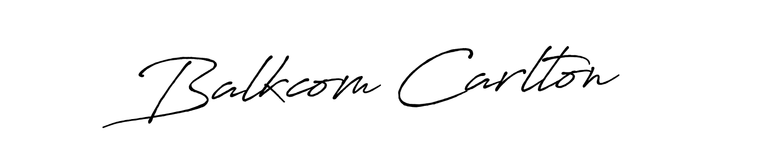How to make Balkcom Carlton signature? Antro_Vectra_Bolder is a professional autograph style. Create handwritten signature for Balkcom Carlton name. Balkcom Carlton signature style 7 images and pictures png
