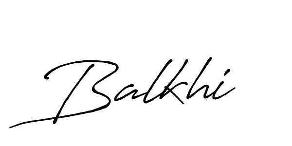 Balkhi stylish signature style. Best Handwritten Sign (Antro_Vectra_Bolder) for my name. Handwritten Signature Collection Ideas for my name Balkhi. Balkhi signature style 7 images and pictures png