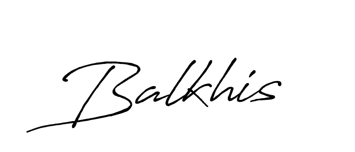 Balkhis stylish signature style. Best Handwritten Sign (Antro_Vectra_Bolder) for my name. Handwritten Signature Collection Ideas for my name Balkhis. Balkhis signature style 7 images and pictures png