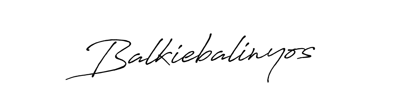 Make a beautiful signature design for name Balkiebalinyos. Use this online signature maker to create a handwritten signature for free. Balkiebalinyos signature style 7 images and pictures png