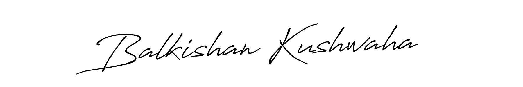 Use a signature maker to create a handwritten signature online. With this signature software, you can design (Antro_Vectra_Bolder) your own signature for name Balkishan Kushwaha. Balkishan Kushwaha signature style 7 images and pictures png