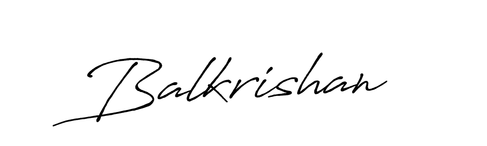 Balkrishan stylish signature style. Best Handwritten Sign (Antro_Vectra_Bolder) for my name. Handwritten Signature Collection Ideas for my name Balkrishan. Balkrishan signature style 7 images and pictures png