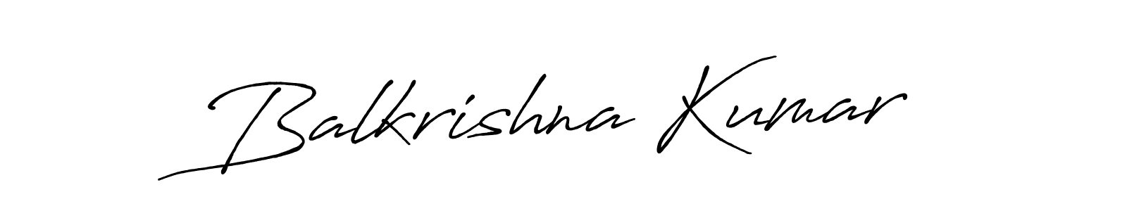 Balkrishna Kumar stylish signature style. Best Handwritten Sign (Antro_Vectra_Bolder) for my name. Handwritten Signature Collection Ideas for my name Balkrishna Kumar. Balkrishna Kumar signature style 7 images and pictures png