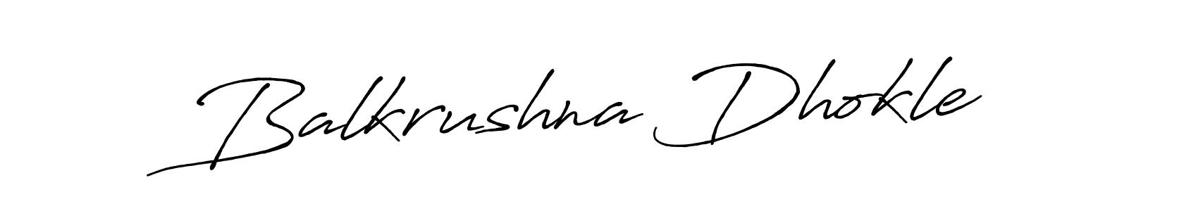 Also You can easily find your signature by using the search form. We will create Balkrushna Dhokle name handwritten signature images for you free of cost using Antro_Vectra_Bolder sign style. Balkrushna Dhokle signature style 7 images and pictures png