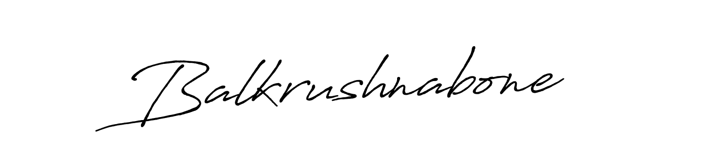 It looks lik you need a new signature style for name Balkrushnabone. Design unique handwritten (Antro_Vectra_Bolder) signature with our free signature maker in just a few clicks. Balkrushnabone signature style 7 images and pictures png