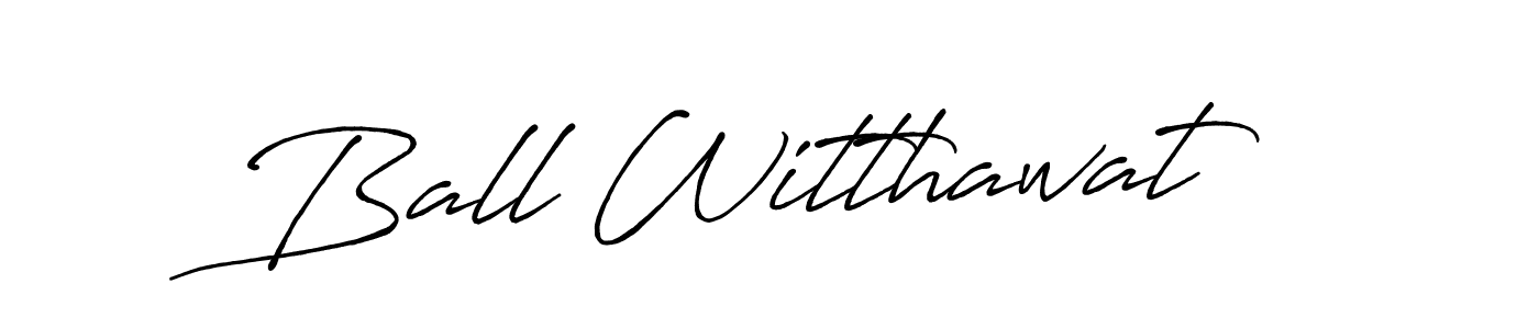 Also You can easily find your signature by using the search form. We will create Ball Witthawat name handwritten signature images for you free of cost using Antro_Vectra_Bolder sign style. Ball Witthawat signature style 7 images and pictures png