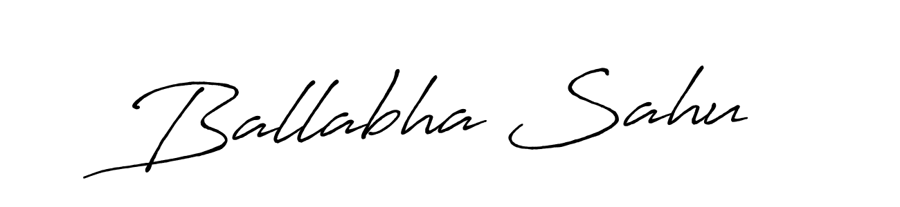 Make a short Ballabha Sahu signature style. Manage your documents anywhere anytime using Antro_Vectra_Bolder. Create and add eSignatures, submit forms, share and send files easily. Ballabha Sahu signature style 7 images and pictures png