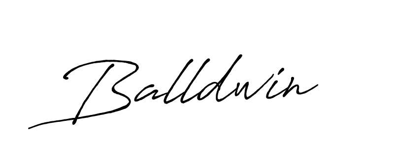 Make a beautiful signature design for name Balldwin. With this signature (Antro_Vectra_Bolder) style, you can create a handwritten signature for free. Balldwin signature style 7 images and pictures png