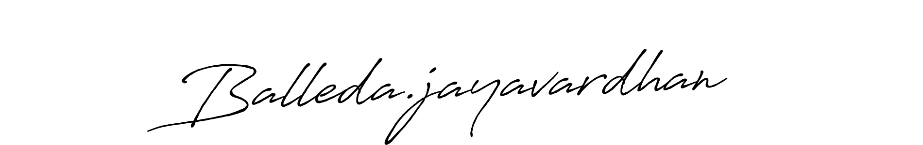 Make a beautiful signature design for name Balleda.jayavardhan. Use this online signature maker to create a handwritten signature for free. Balleda.jayavardhan signature style 7 images and pictures png