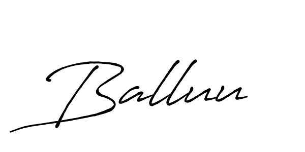 Also we have Balluu name is the best signature style. Create professional handwritten signature collection using Antro_Vectra_Bolder autograph style. Balluu signature style 7 images and pictures png